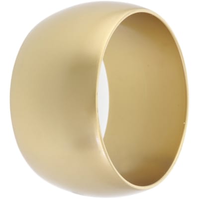 Behave – Armband – Mat goudkleurig – Acryl – Breed – Nikkelvrij – Tijdloos design