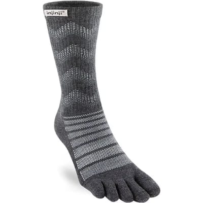 INJINJI | Outdoor Midweight Crew Wool Slate (Maat - M) | Teensokken