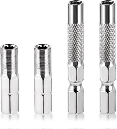 Schroevendraaierbits met 1/4 inch adapter voor micro-bits - 6,35 op 4 mm - Reparatiegereedschap voor huis, auto en machine