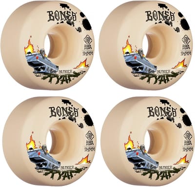 Duurzame Skateboard Wielen 99A Wit 54mm - Hoge Controle en Slijtvast
