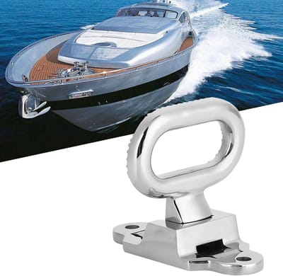 Opvouwbare Maststap - Scheeps Tredes - Veilig Klimmen - 316 Roestvrij Staal - 10.9x4.7 cm - Zilver