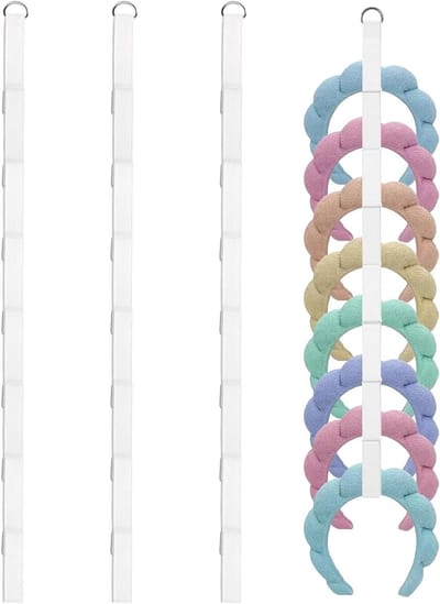 3 Stuks Hoofdbandhouder Organizer, Hangende Organizer voor Haaraccessoires en Hoofdbanden, Perfect voor Meisjes en Vrouwen