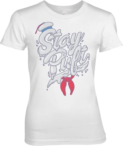 Ghostbusters Dames Tshirt -S- Stay Puft Wit