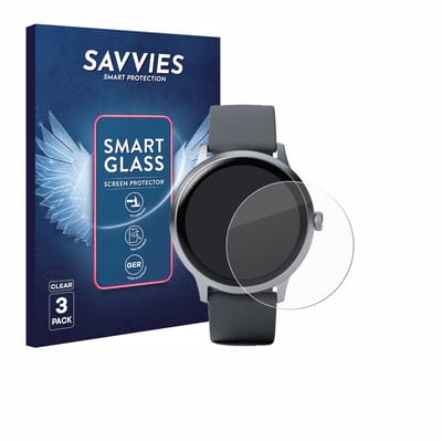 3 Stuks Savvies Screenprotector - geschikt voor Pebble Round 2 - beschermfolie glas transparant