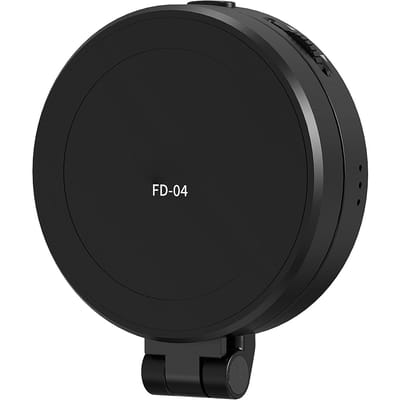 FD 04 Magnetisch Selfielicht voor Telefoon LED Invullamp met Spiegel 2500 8500K 360 Graden Rotatie zwart