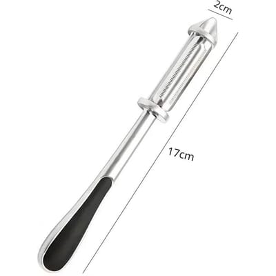 5-in-1 aardappelschiller, multifunctionele groente- en wortelrasp, fruitschiller, bieropener, keukengadget, accessoire. white
