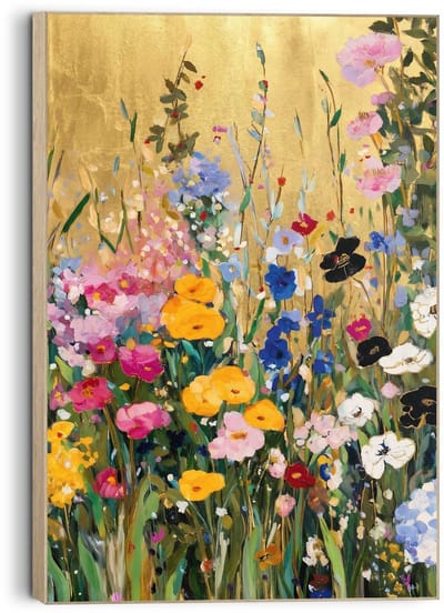 Schilderij In Volle Bloei - 60 x 90 - Hout - REINDERS