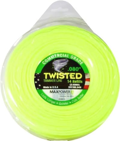 Co-Polymer Trimmerfaden 2 mm - 85 Meter - Neongelb - Hoogwaardige Tuingereedschap