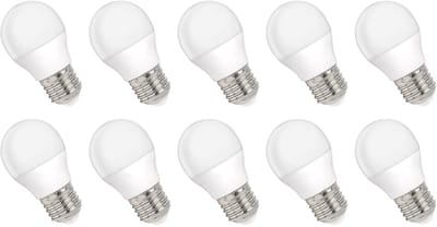 Spectrum LED Kogellamp E27 6W - 230V - 520 Lumen - 3000K Warm wit - Gezellig licht - Energiezuinig - 10 stuks