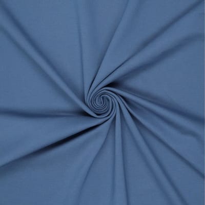 Punta di Roma Stof Uni – Jeans Blauw – 320 g/m² – Bi-Stretch – 150 cm Breed – Per Meter