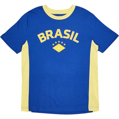 Jordan P6 85 Nvl T-shirts Kinder - Blauw - Maat 128 - 137 CM - Katoen Jersey