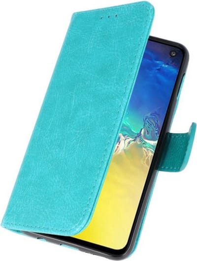 Hoesje Geschikt voor de Samsung Galaxy S20 - Kaarthouder Book Case Telefoonhoesje - Groen
