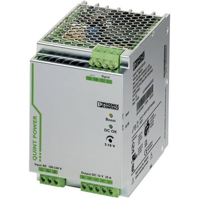 Phoenix Contact 2866721 DIN-rail netvoeding 12 V/DC 20 A 240 W Aantal uitgangen:1 x Inhoud 1 stuk(s)