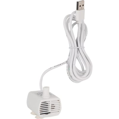 USB Mini Pomp Dompelpomp voor Vissenkom Aquarium Huisdier Waterdispenser white
