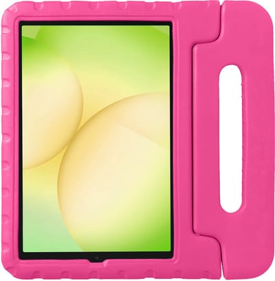 Hoes - Geschikt voor Samsung Galaxy Tab A11 - Kinderhoes Shockproof Bumper - Kidsproof Case - Tablet Hoesje - Kinder Hoesje Cover - Roze