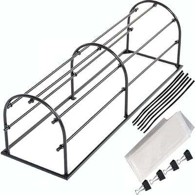 Mini Broeikas - Kweekkas Tuinkas - Planten Beschermen - Waterdicht Oliepapier - 100x25x25cm - Transparant