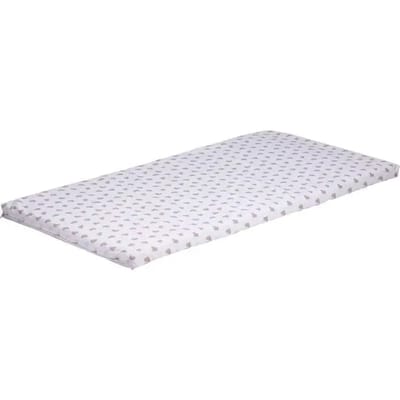 Reisbedmatras voor baby's FreeON by Bubaba Grey Hearts