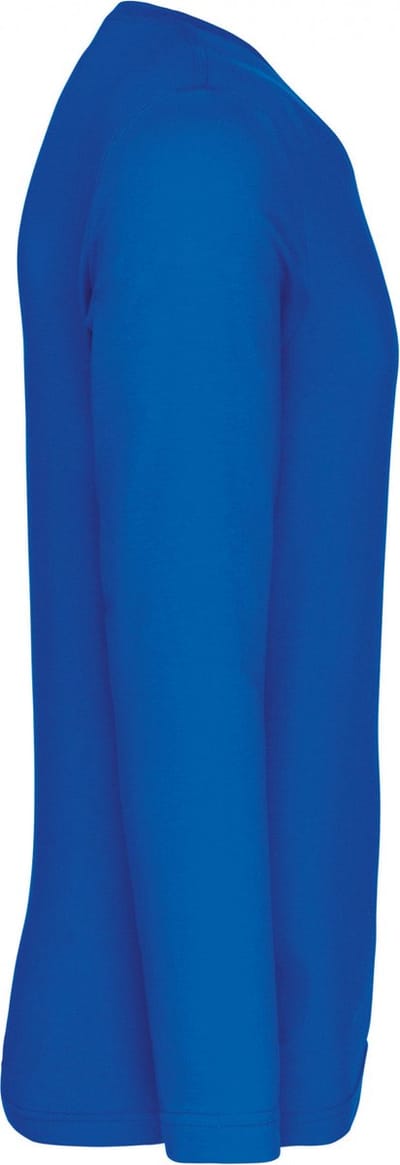 Kariban T-shirt V-hals lange mouwen K358 - Light Royal Blue - 3XL