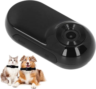 Huisdier Camera Halsband - Honden Katten Cam - Huisdier Activiteit Vastleggen - 160 Graden Groothoek - 32GB Geheugenkaart - Zwart