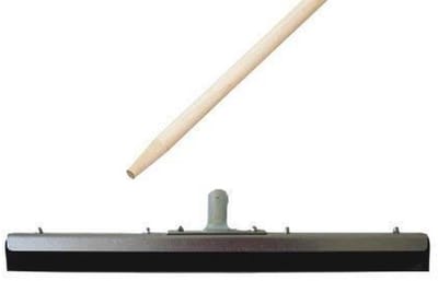 Stabiele metalen waterschuiver U-profiel - 50 cm met steel