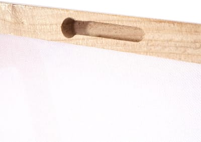 Canvas foto T375 XL, muurschildering spieraam kunstdruk, 7-delig 245x87cm ~ Pauw