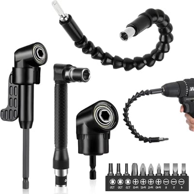14-delige Booradapter Set, Flexibele Verlenging voor Elektrische Boormachines en Hoekschroevendraaiers