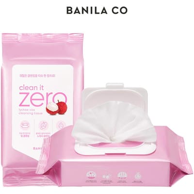 BANILA CO Clean It Zero Lychee Vita Reinigingsdoekjes 30 stuks AUTHENTIEKE WINKEL white