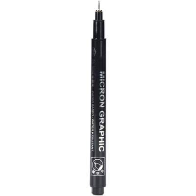 Schets Water Marker Pen Metalen Punt Waterdicht Lijntekening Schilderijgereedschap voor Animatie8050-12 black