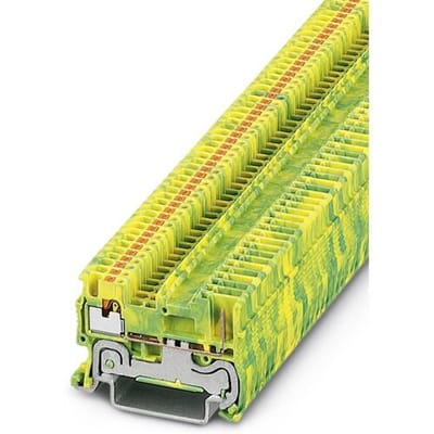 Phoenix Contact 3212332 Aardklem 3-etages 3.5 mm Snelaansluiting Groen, Geel 50 stuk(s)