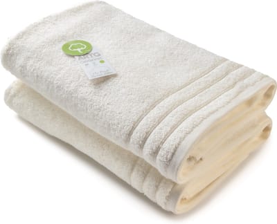 ARTG® Organic - Biologische Katoen - Badhanddoekenset - 70 x 140 cm - White - Set 2 stuks