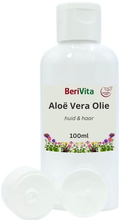 Aloë Vera Olie 100ml - Puur en Onbewerkt - Olie van Aloë Barbadensis Gel - Huid & Haar