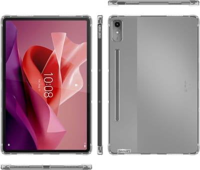 Cadorabo Hoesje geschikt voor Lenovo Tab P12 in VOLLEDIG TRANSPARANT - Beschermhoes gemaakt van flexibel TPU Silicone Case Cover