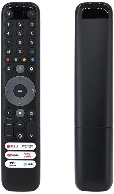 Vervangende Afstandsbediening Geschikt voor TCL - Geschikt voor alle TCL televisies - RC833