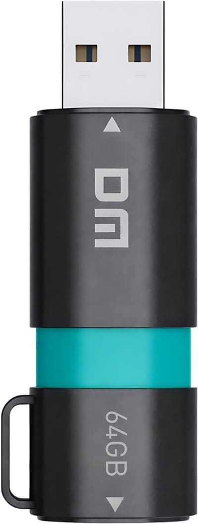 DM USB stick 64GB dual port USB - C USB 3.2 - Turquoise