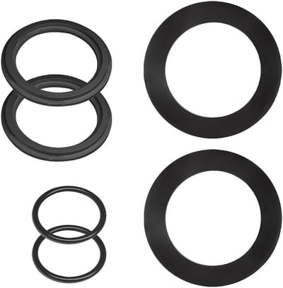 6 stuks Pool O-Ringen voor zwembadpomp, rubber afdichtringen, sluitringen en ronde afdichting voor diverse zwembadonderdelen zoals 10747, 25006, 25010, 28633, 28635 en 28621