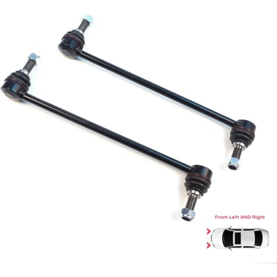 BSP1286-1 2 Pièces Biellette de Barre Stabilisatrice Avant pour Nissan Qashqai J11 Juke F15 Leaf MK1 2 NV200 Pulsar Renault Kadjar 546183NF0A