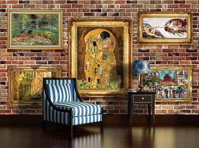 Paintings Art Luxury Brick Wall Photo Wallcovering