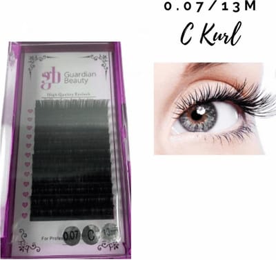 Guardian Beauty Wimpers Extensions - 13mm - 0.07 C Krul