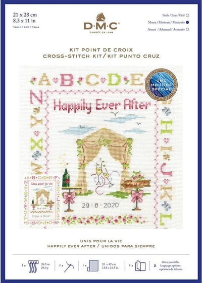 Borduurpakket Happily Ever After - DMC