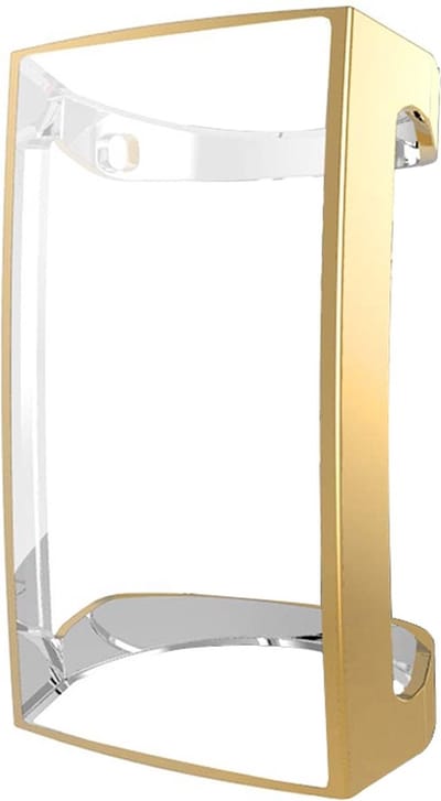 By Qubix - Geschikt voor fitbit Charge 2 TPU case (volledig beschermd) - Goud