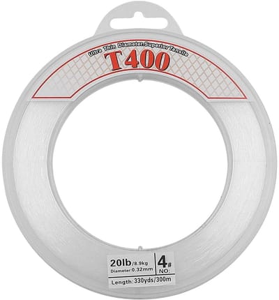 Dailygoods- Vislijn 300 Meter - 0,33 mm Monofilament - Doorzichtige Nylon - Sterk en Duurzaam - Ideaal voor Zeevissen - Lage Zichtbaarheid - Vissnoer