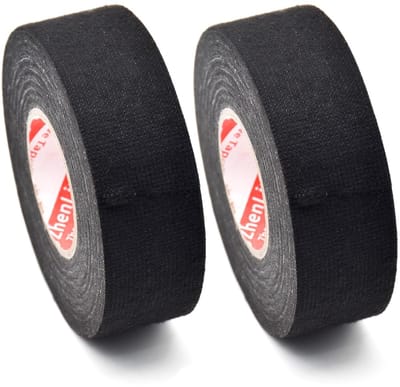 Isolatietape Zwart - Weefseltape - Bedrading Reparatie - Hittebestendig - 30mmx15m - Zwart