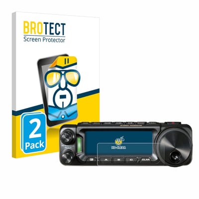 BROTECT - Screenprotector voor Yaesu FT-891 - Folie Beschermfolie transparant 2 Stuks