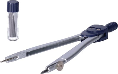 CM Centrum Passer set - 2 delig - Voor school - Wiskunde - 11 cm - met potloodvullingen - tekenen