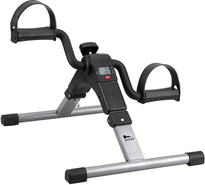 Compacte Mini Hometrainer – Trainingsapparaat voor Armen en Benen, LCD Scherm, Verstelbare Weerstand, Ideaal voor Thuisfitness en Revalidatie