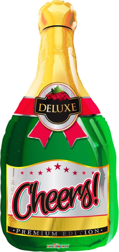 Wefiesta - Folieballon champagnefles - 91,4 cm