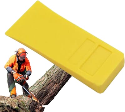 Boomverwijderingshulp - Hout splijten - Veilig bomen vellen - Robuuste ABS constructie - 15 x 6 x 3 cm - Oranje