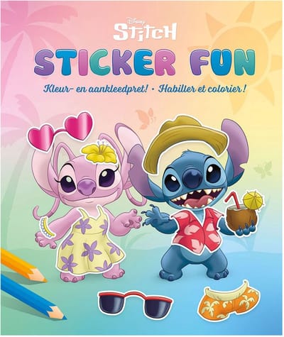 Disney Stitch Sticker Fun Educatieve boeken (spelletjes en raadsels)