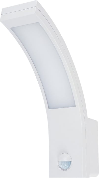 SONET - Buiten LED wandlamp met bewegingsmelder - 10w - 1120 lumen - 4000K Daglicht wit - Wit - IP54
