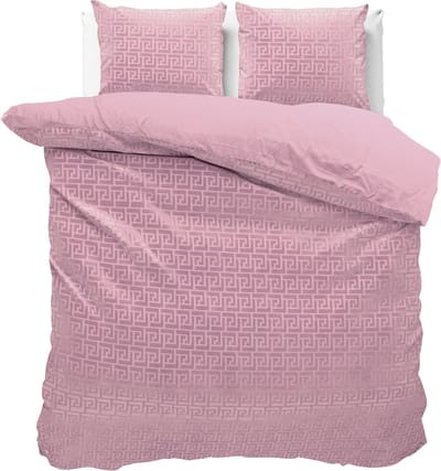 Sleeptime Fashion Dekbedovertrek - 240x200/220 + 2 kussenslopen 60x70 - Roze - Tweepersoons